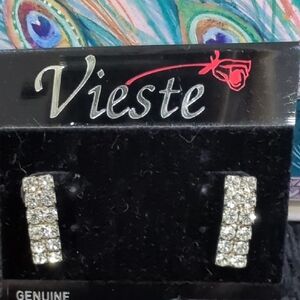 Vieste Geuine Australian Crystal Drop Earrings- New